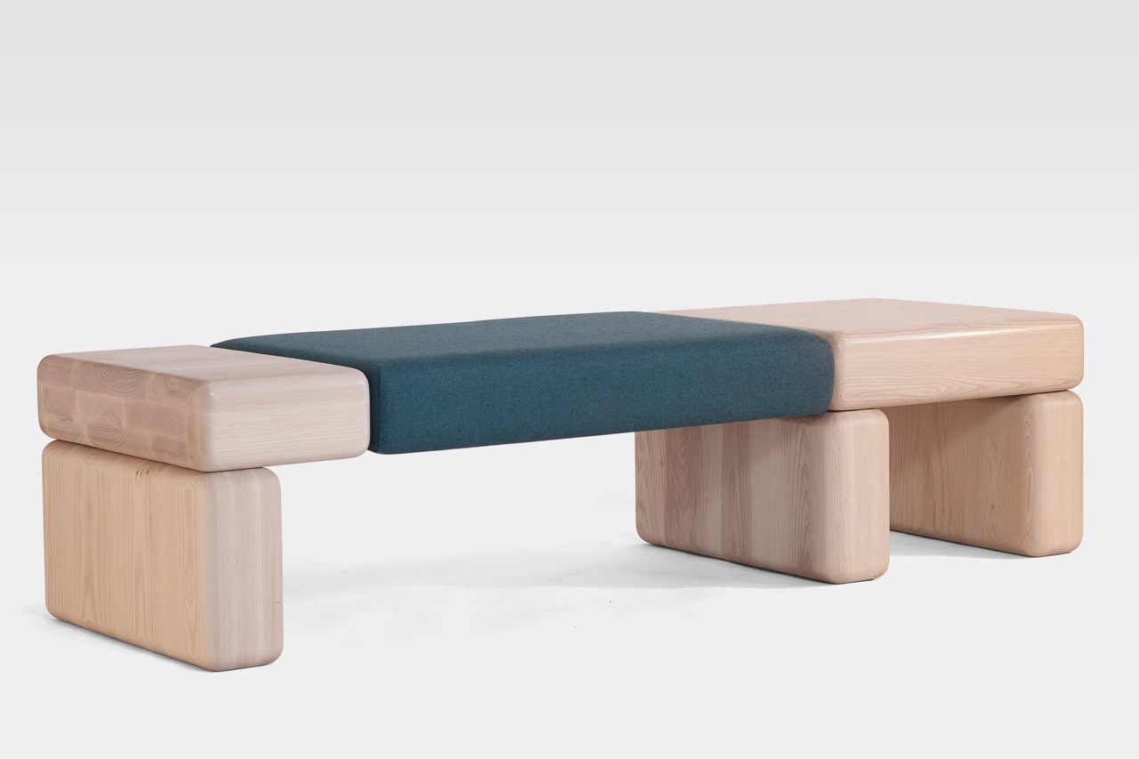 Pillowy Bench